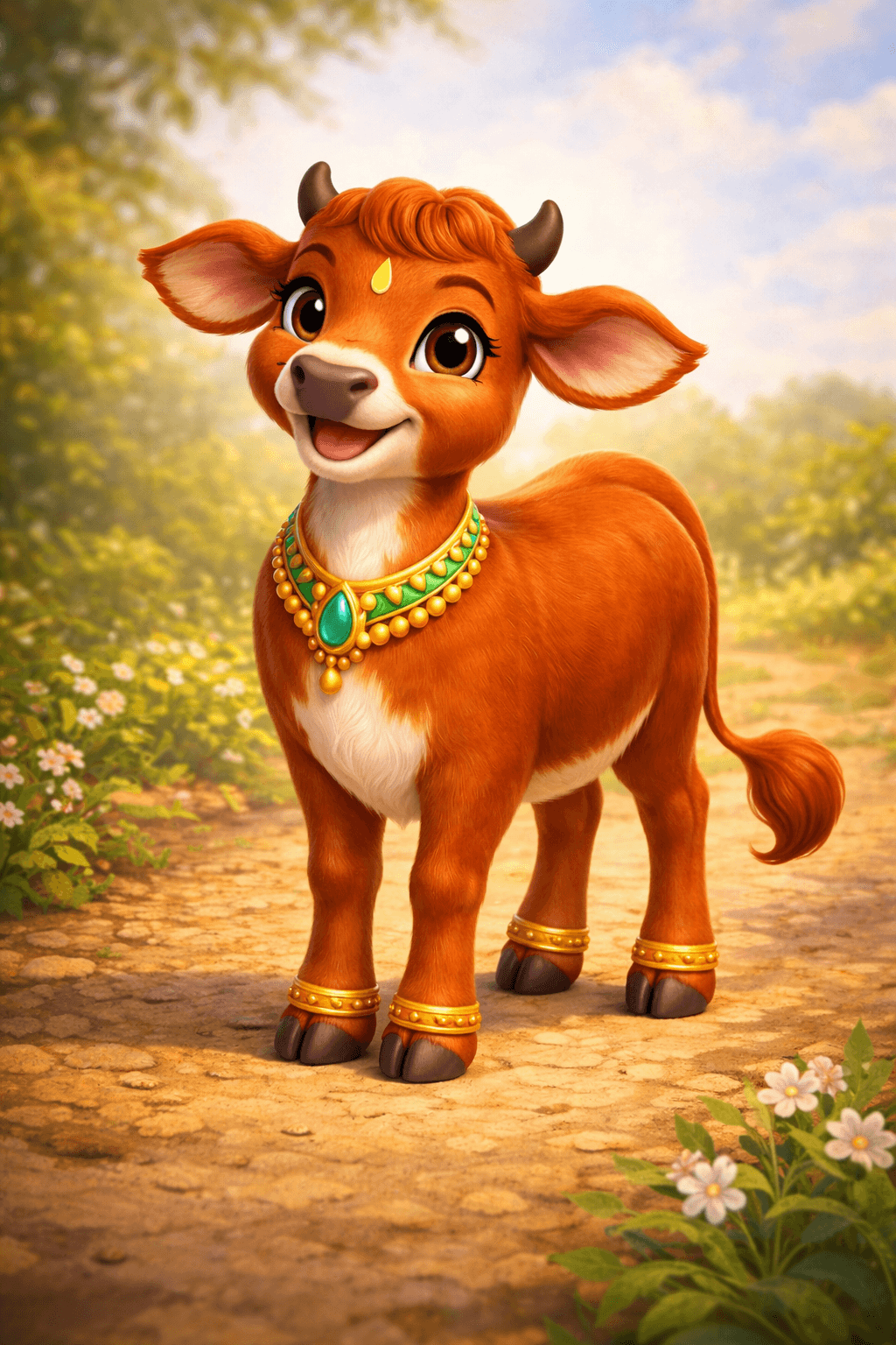 Gauri, one of the Shreem brand mascots